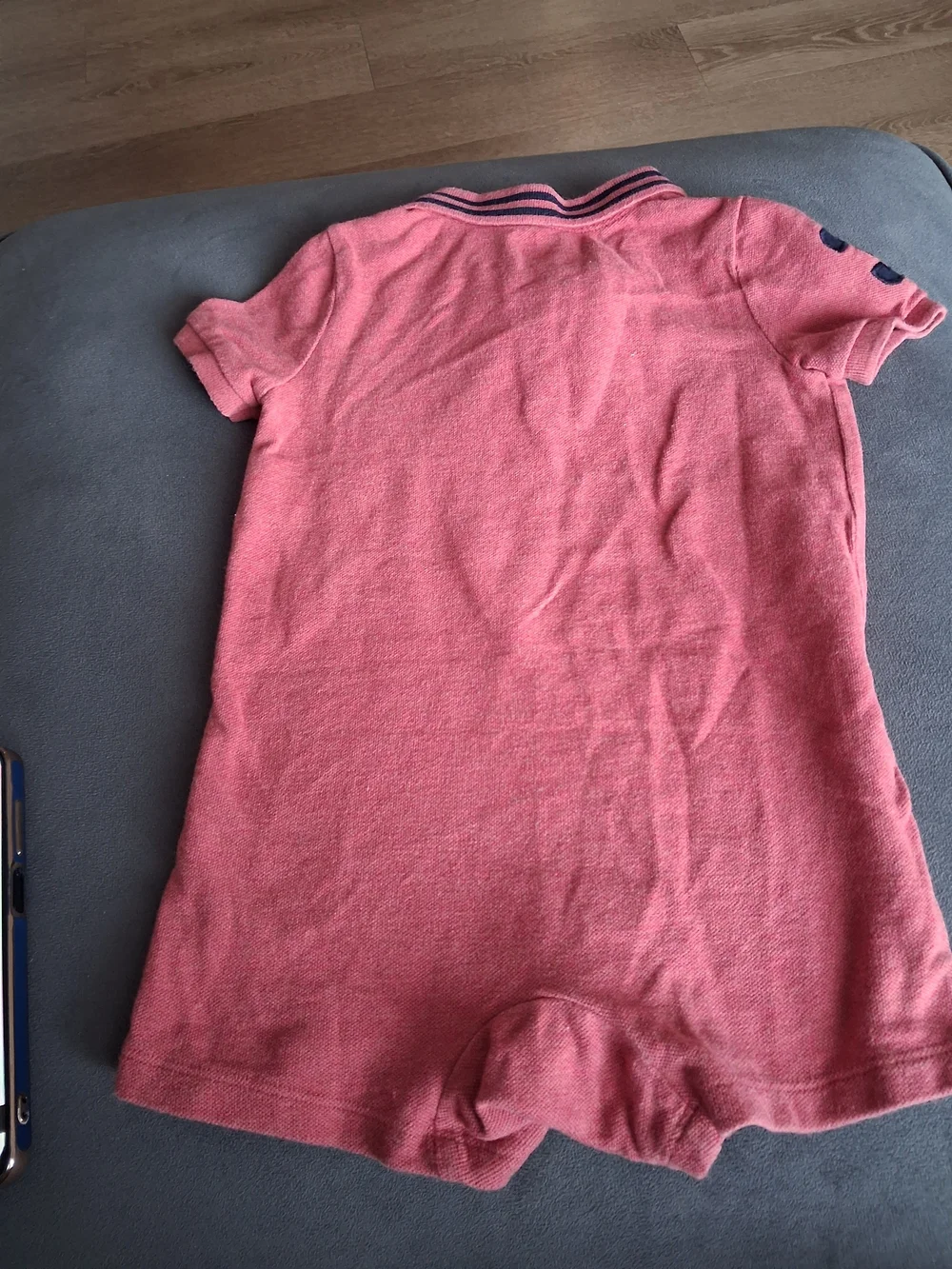 Ralph Lauren Pink Baby Polo Romper